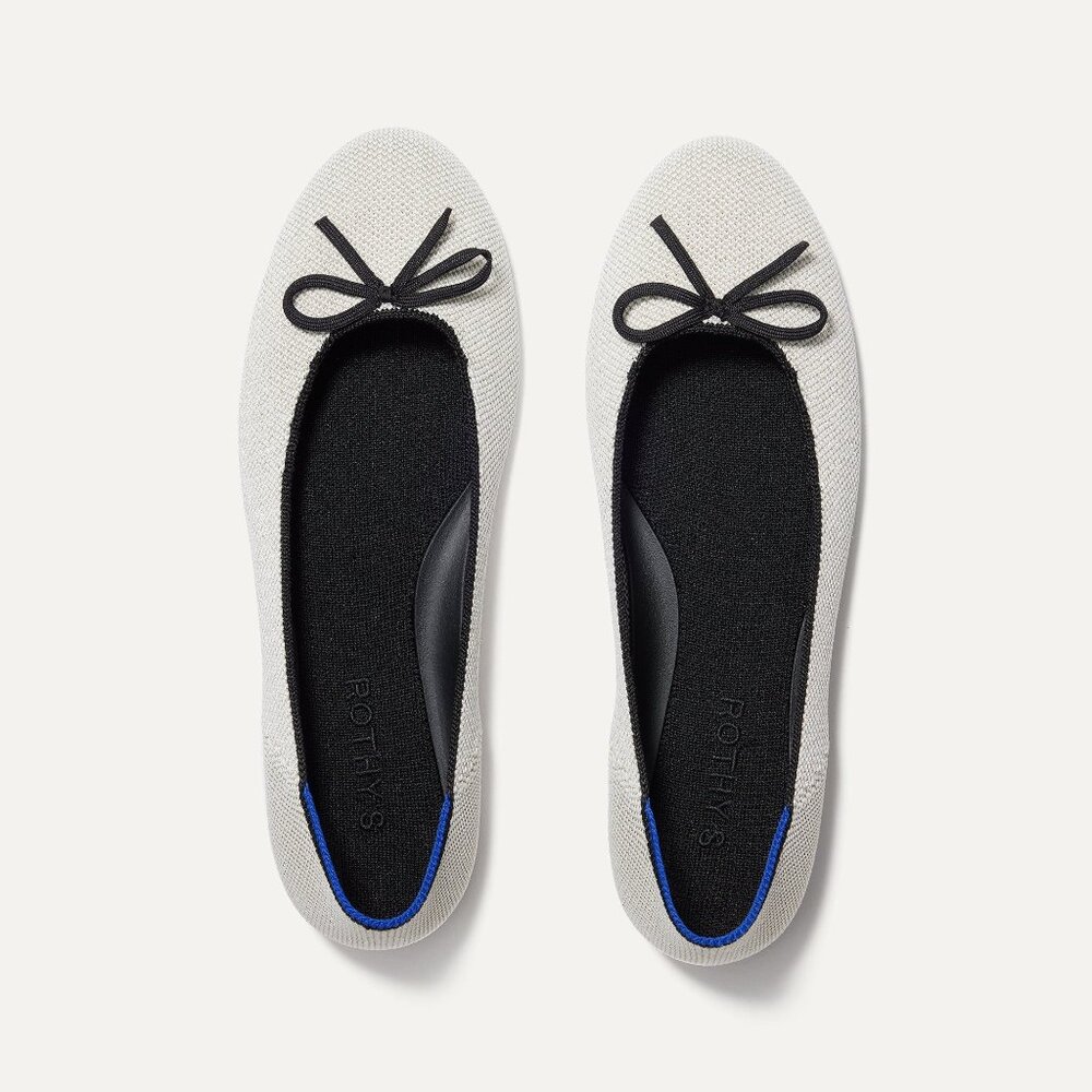 Rothy's The Ballet Flat - Diamond Metallic Size 9